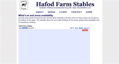 Desktop Screenshot of hafodfarm.com